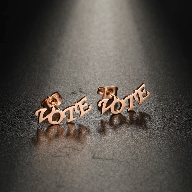 Personalized name earrings